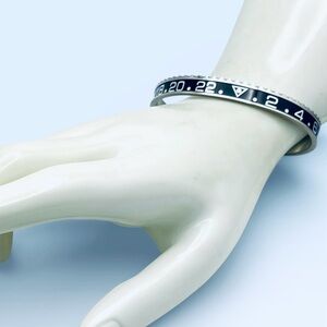 Stainless Steel Speedometer Official Cuff Bracelet Rolex DMT Master II Batman